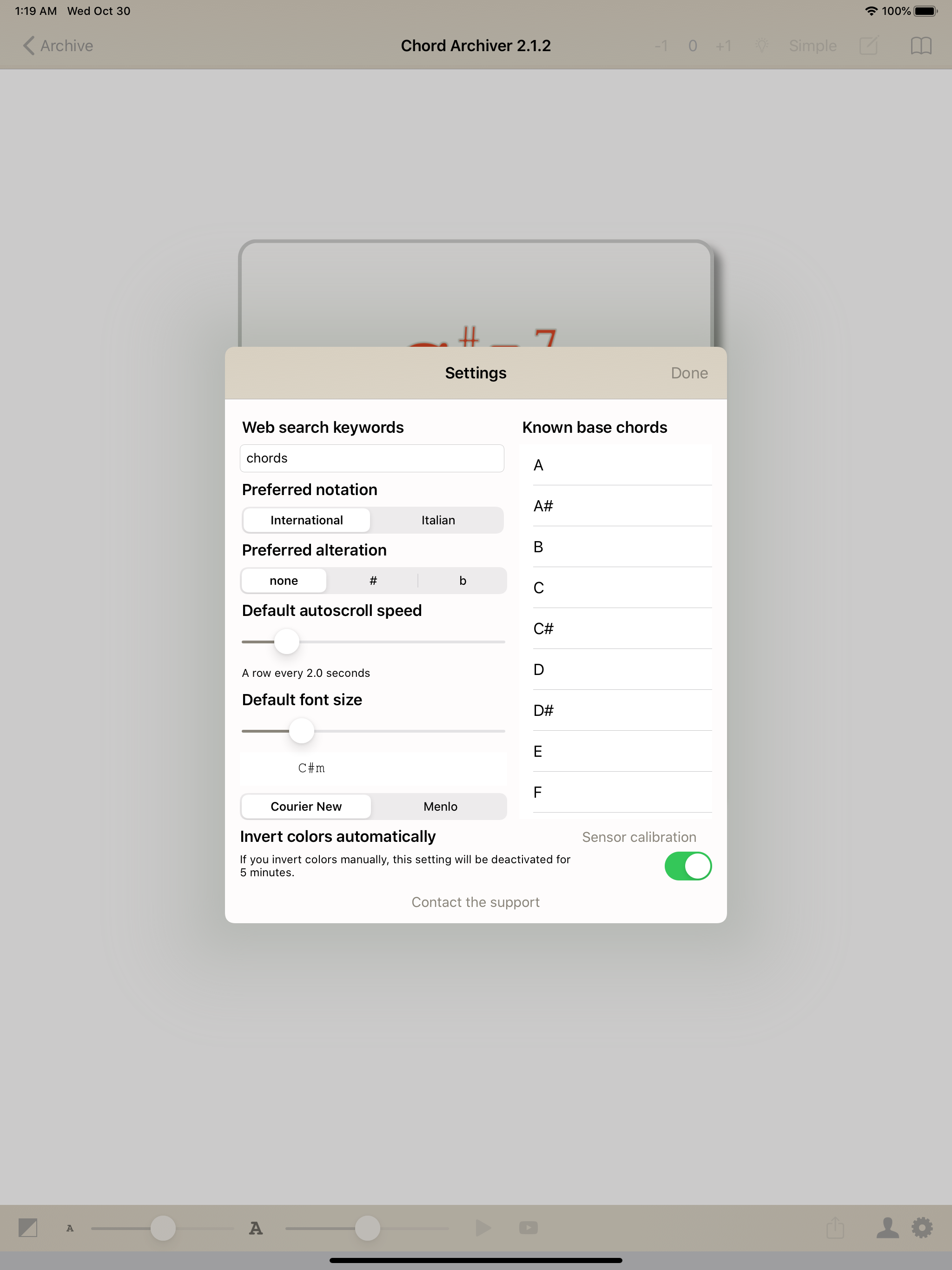 Chord Archiver screenshot 3