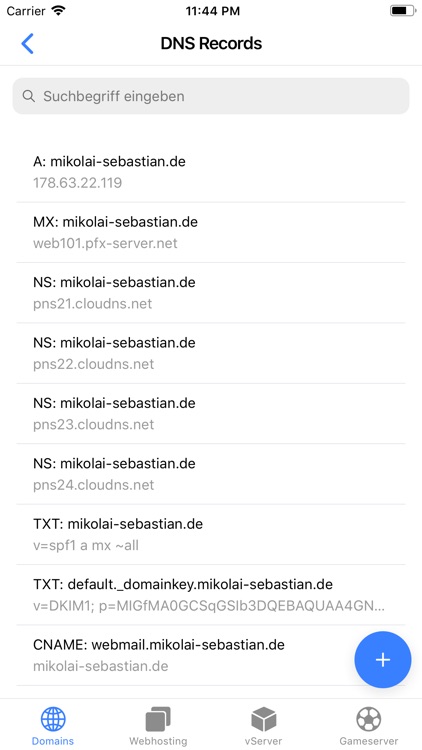 PFXhosting Kundencenter