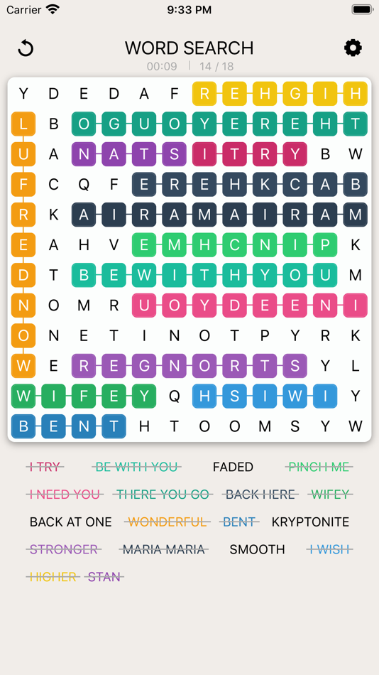#8. Word Search Ultimate (iOS) 由: 6S MOBILE