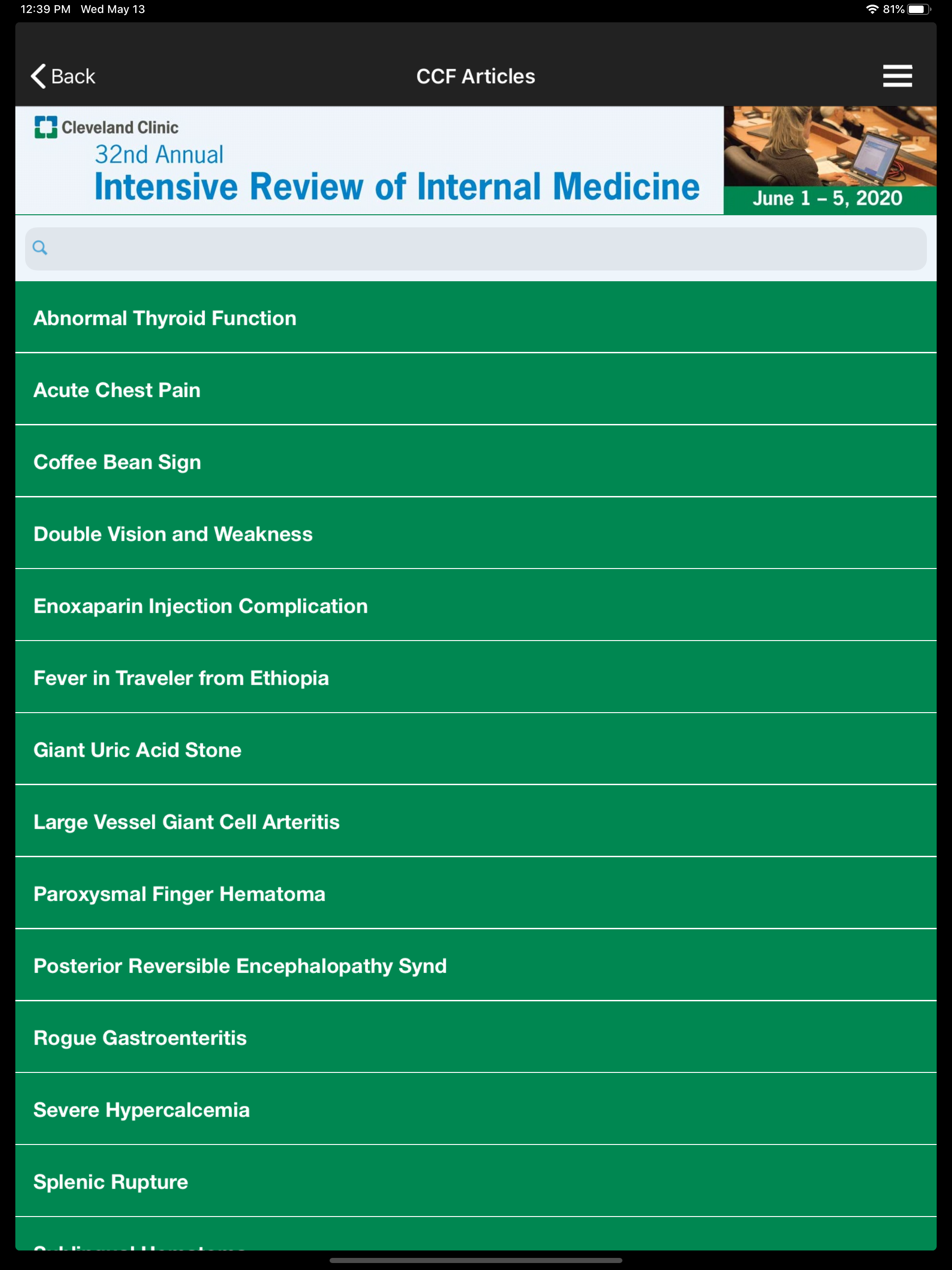 Cleveland Clinic CME