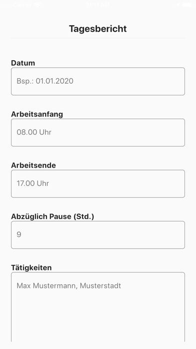 App screenshot