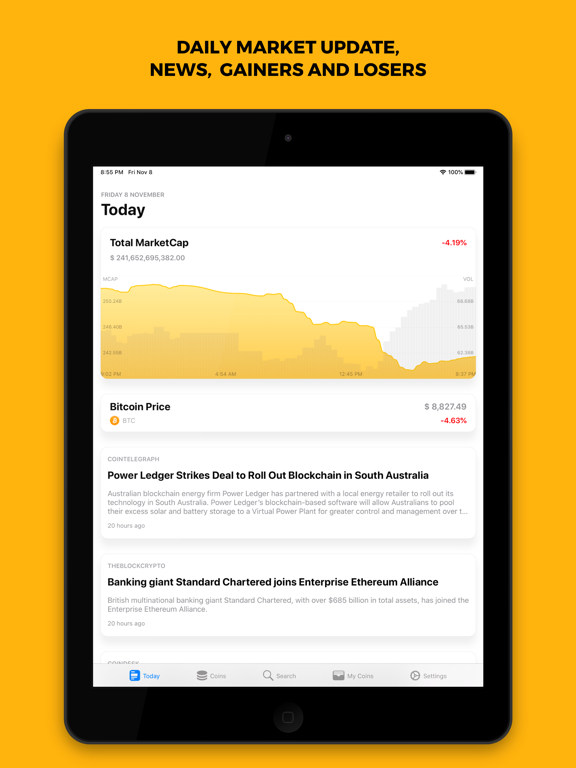 Screenshot #4 pour COINS: One App For Crypto