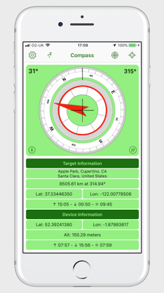 Bearing Compass screenshot 1