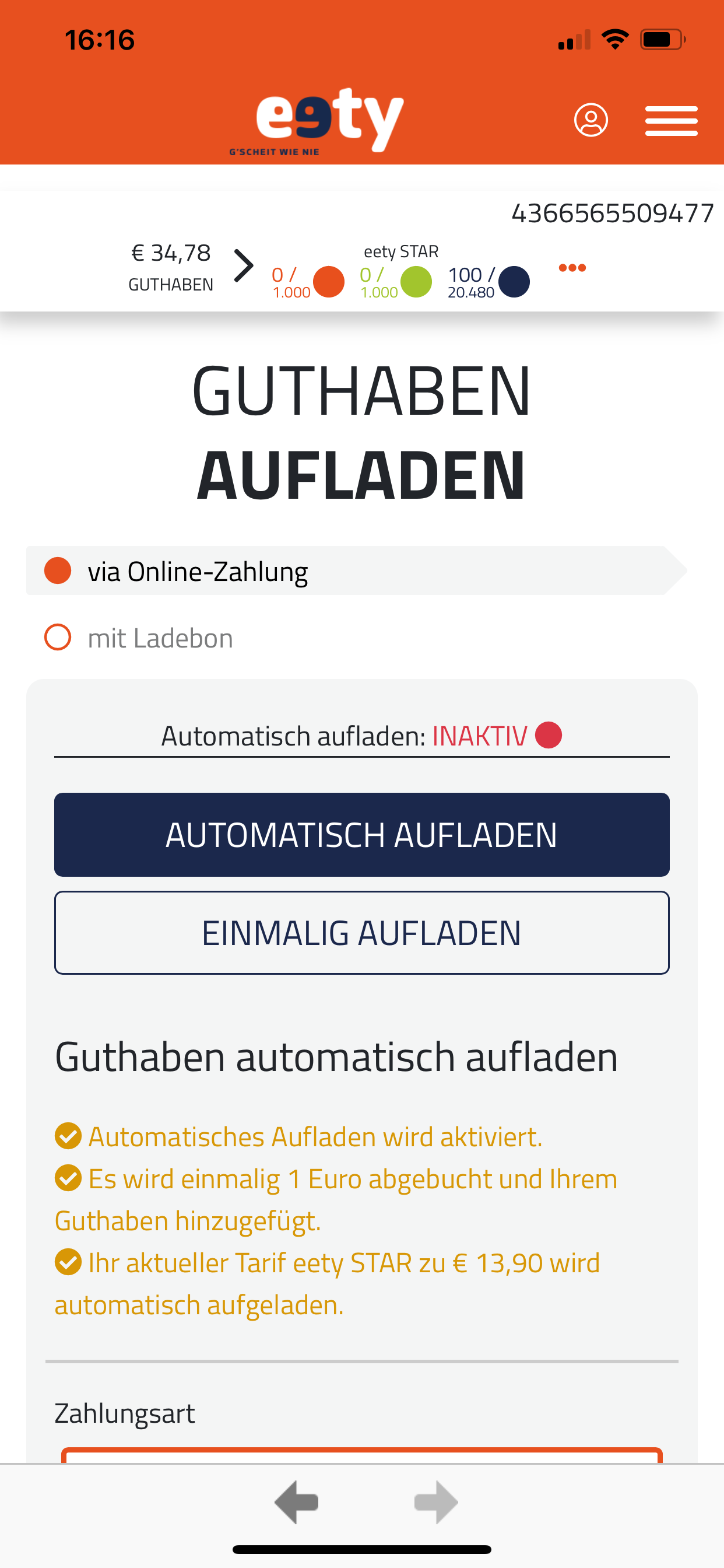 Mein eety screenshot 3