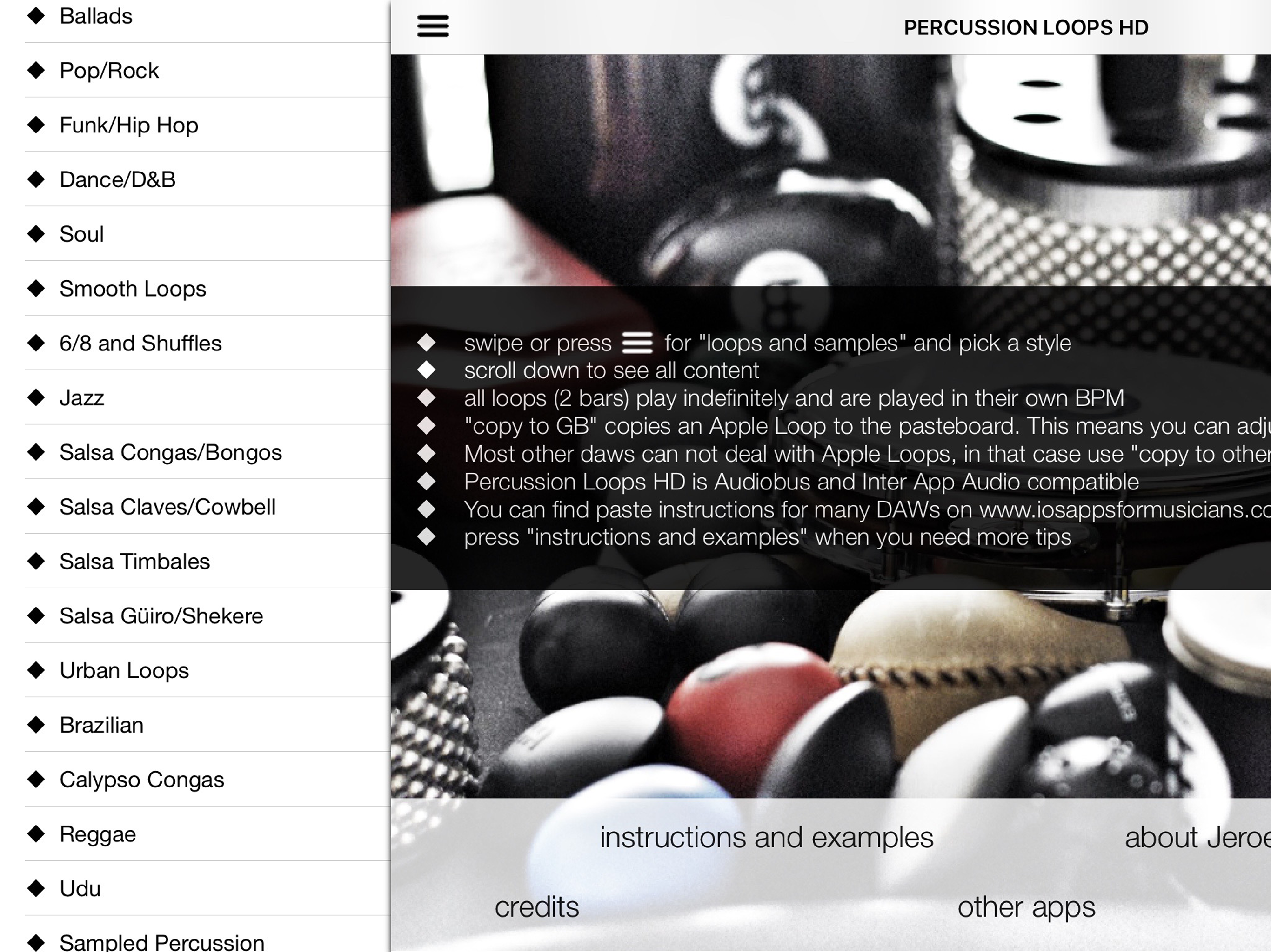 Percussion Loops HD