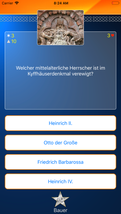 Barbarossa Geschichtsquiz screenshot 3