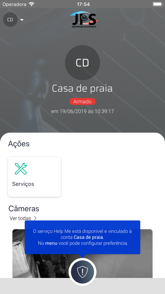 #1. JPS Mobile (iOS) 由: IP SISTEMAS DE SEGURANCA E MONITORAMENTO ELETRONICO LTDA