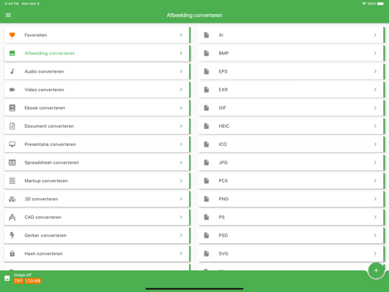 File Converter iPad app afbeelding 1