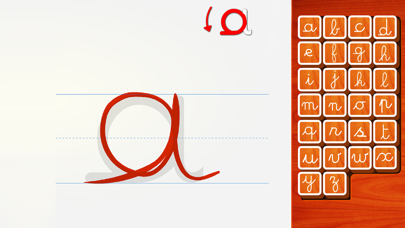 Screenshot #1 pour Cursive Script Practice