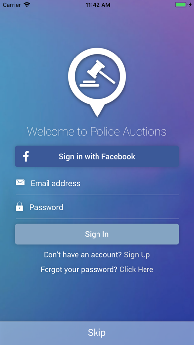 Police Auctions Screenshot