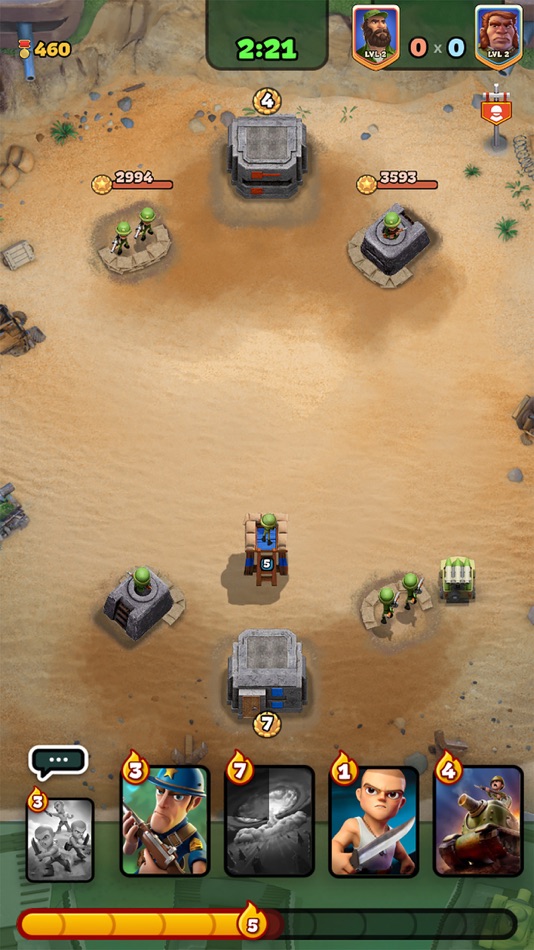 #6. War Heroes Strategy Card Games (iOS) 由: Wildlife Studios