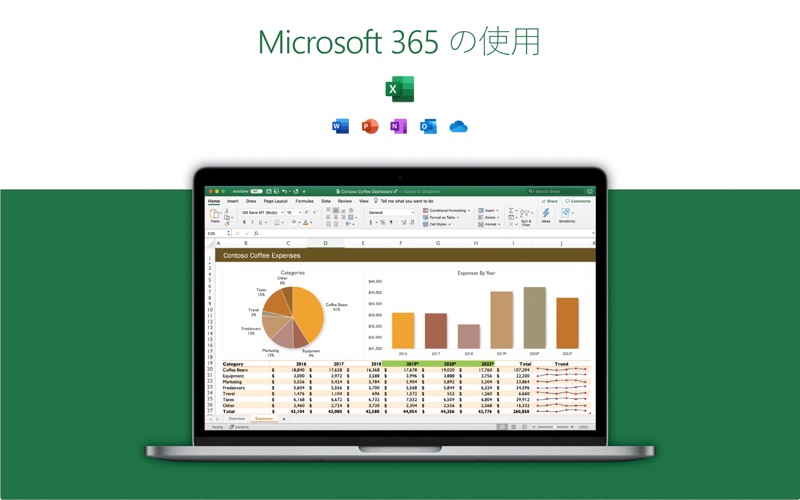 Microsoft Excelスクリーンショット