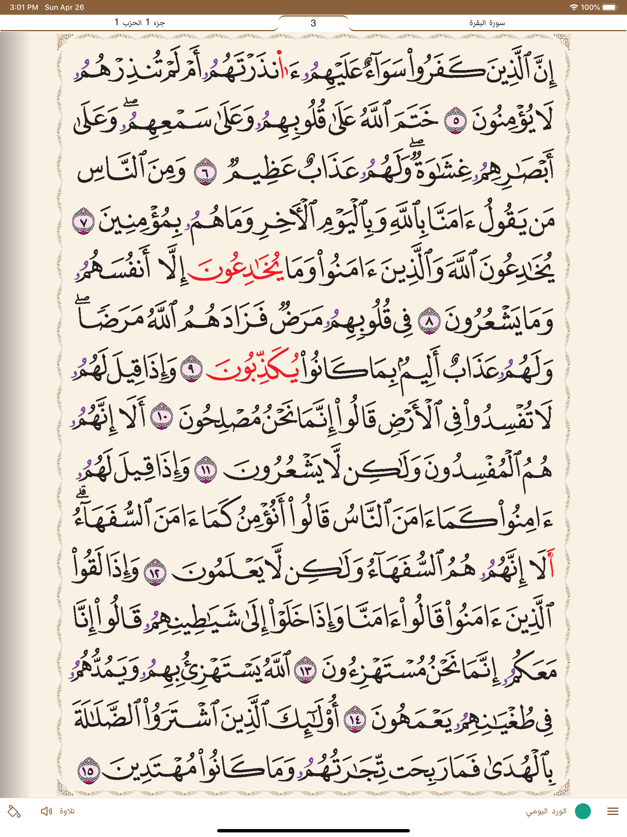 مصحف قالون : خَيرُ زَادٍ screenshot 6