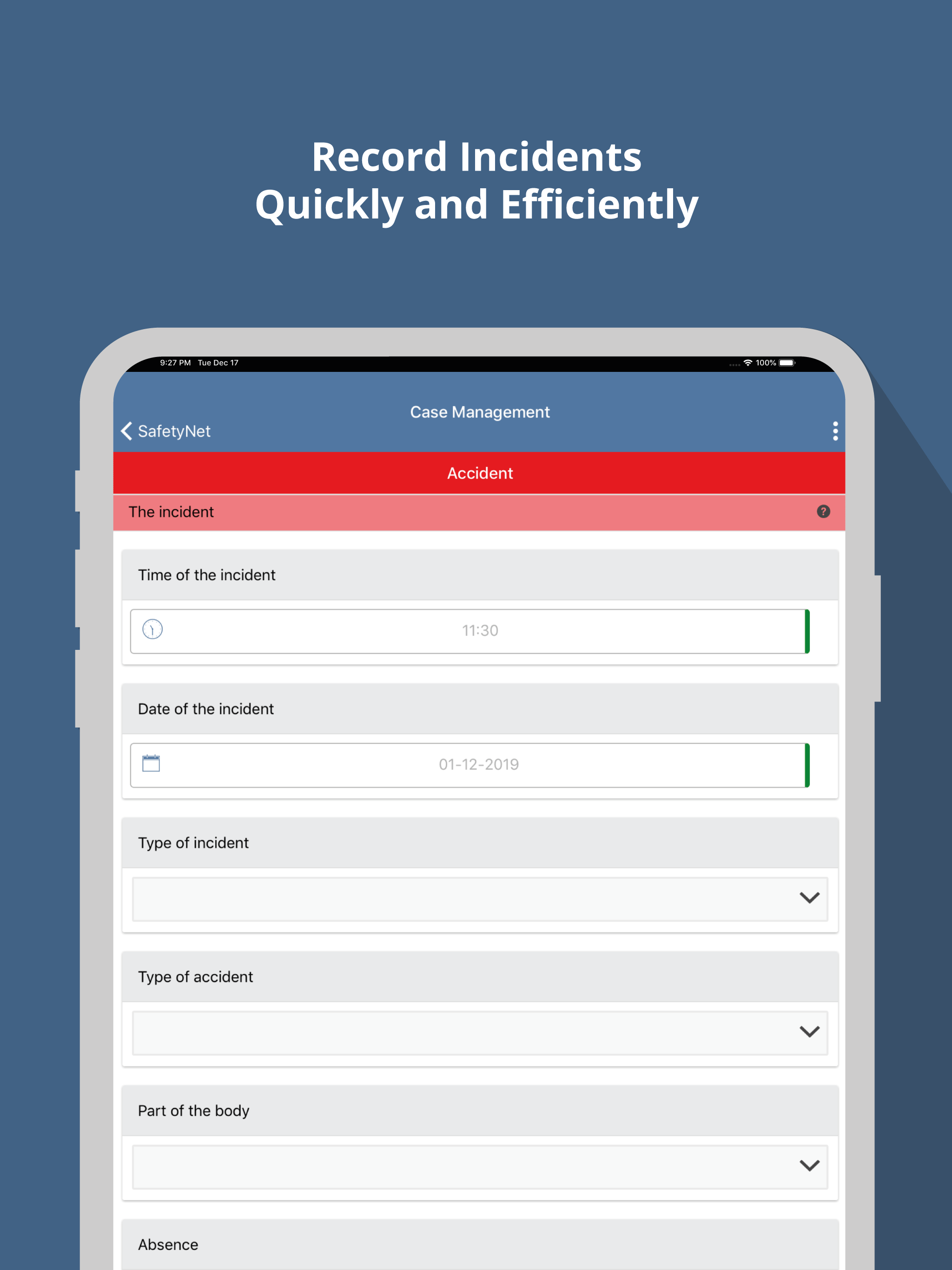 safetyNet / HSEQ Master screenshot 5