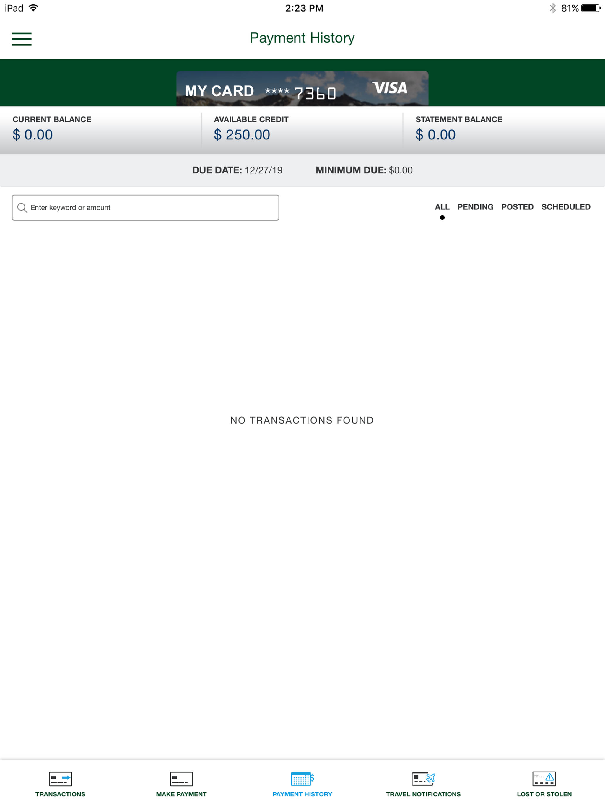 Wyrope FCU Credit screenshot 12
