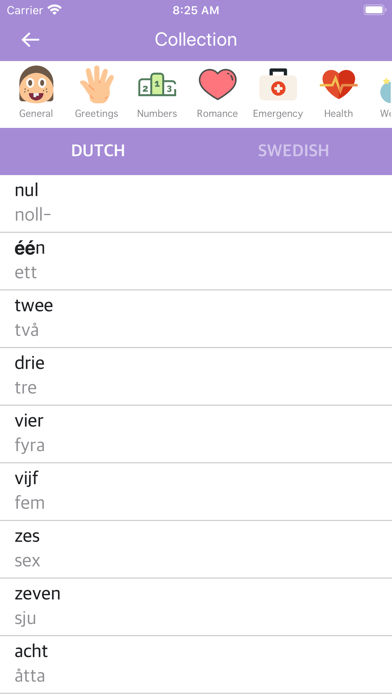 Screenshot #1 pour Dutch-Swedish Dictionary
