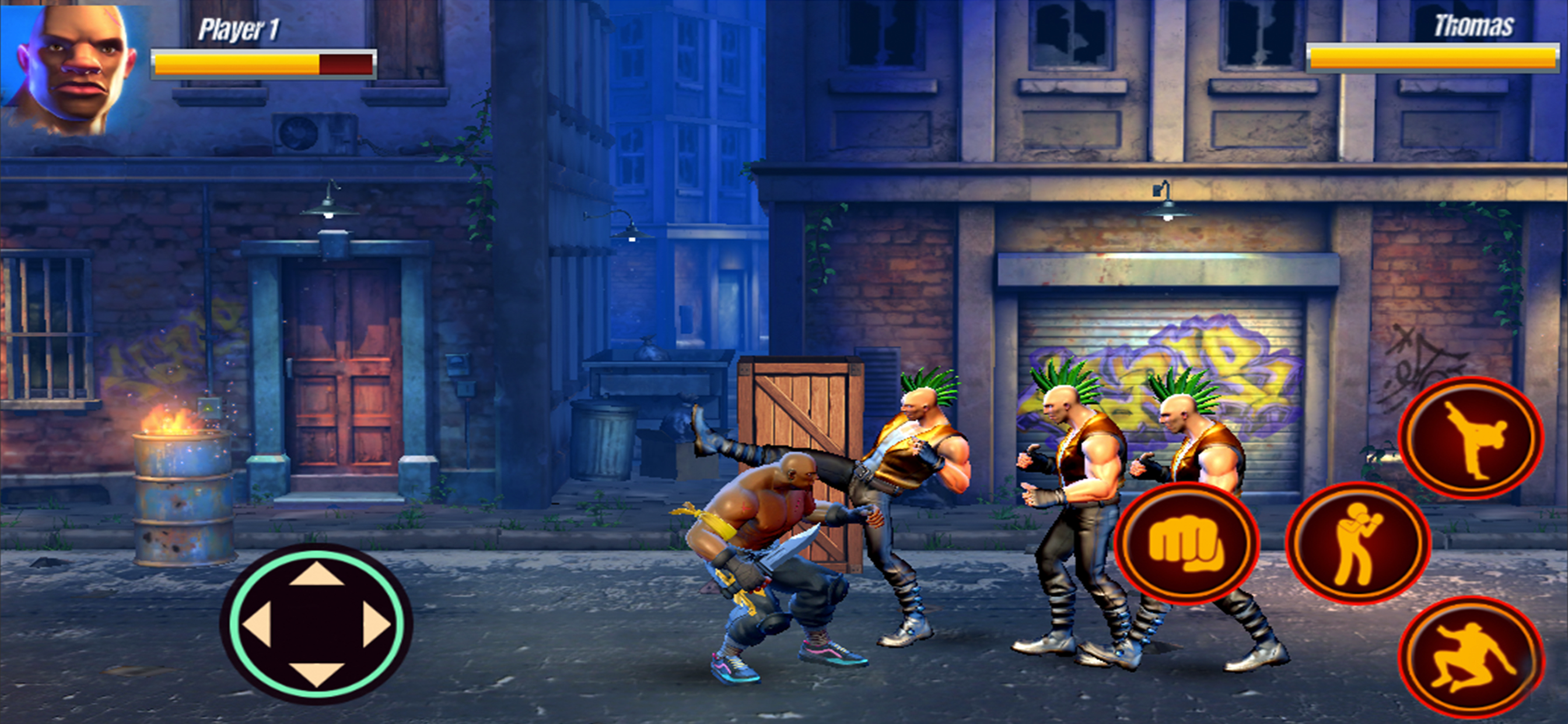Knight Of Fight In Street