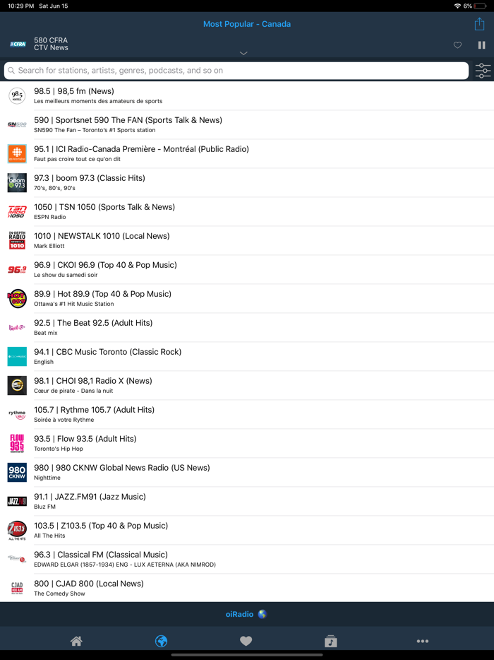 oiRadio - Live radio