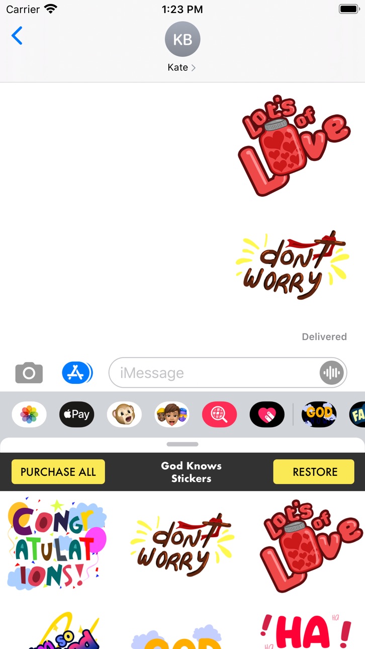 iPhone screenshot