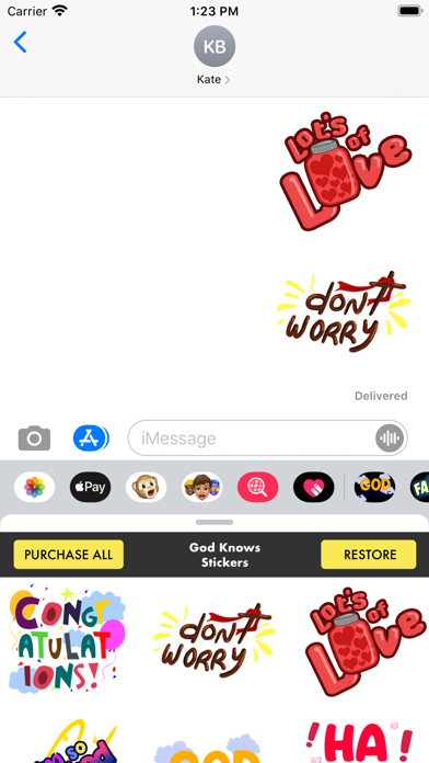 God Knows Stickers screenshot 3