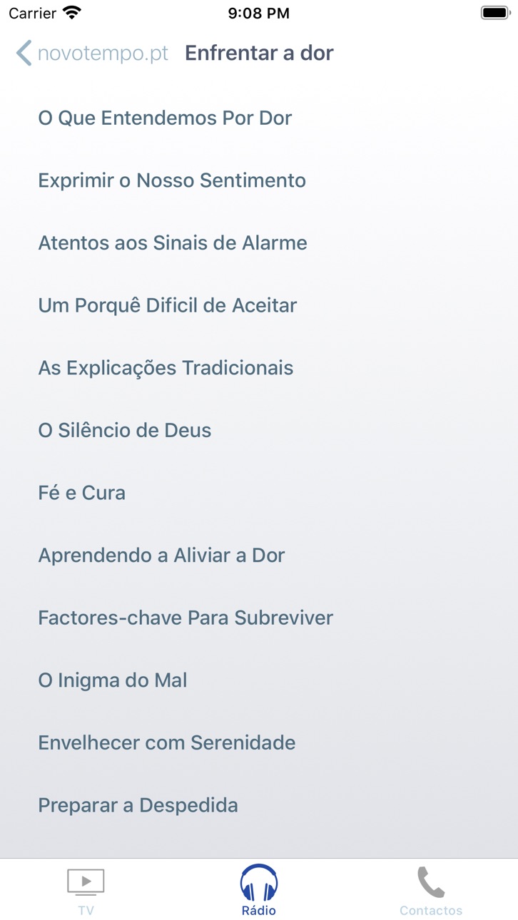 iPhone screenshot