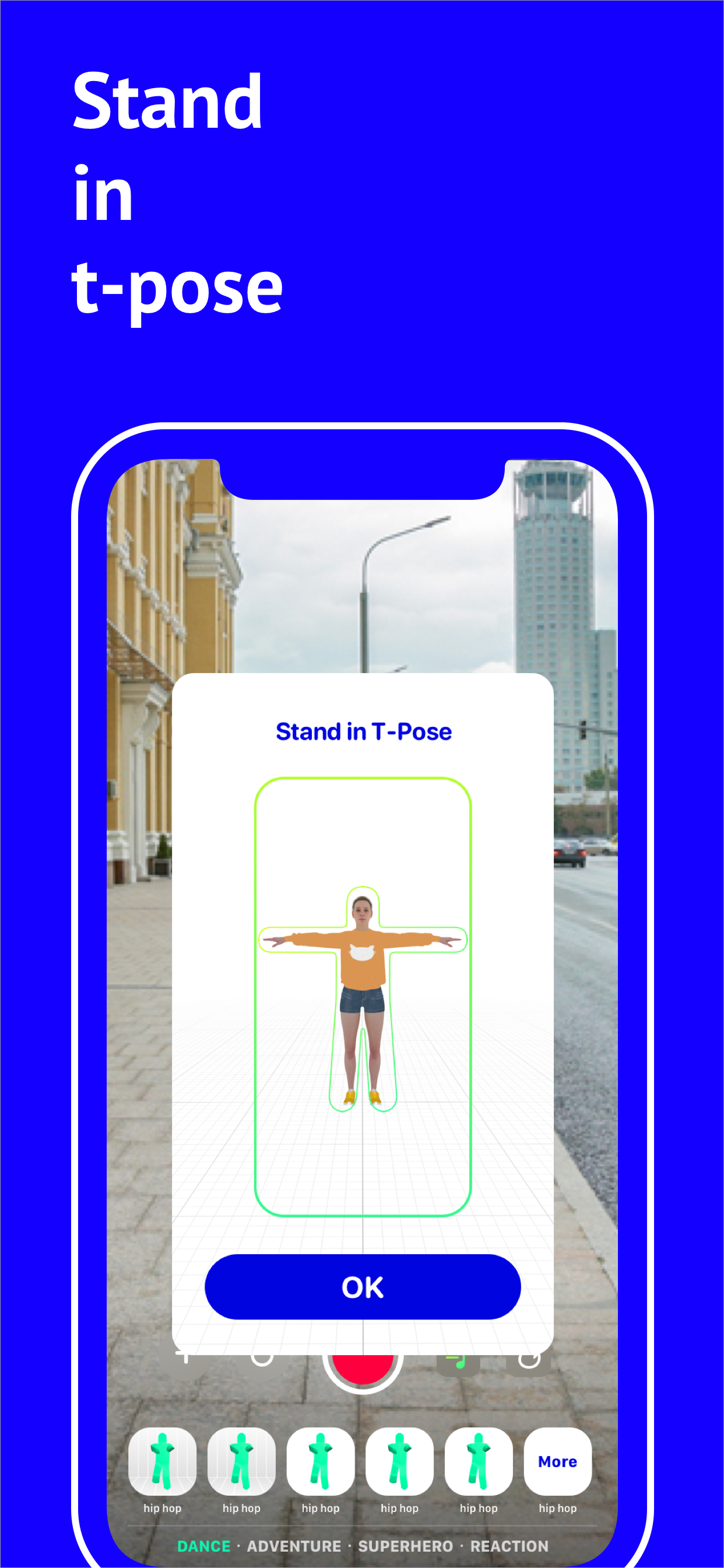 T-Pose - Animate yourself