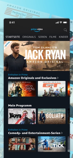 Amazon Prime Video im App Store