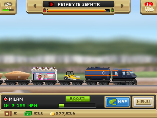 Pocket Trains: Railroad Tycoon iPad app afbeelding 3