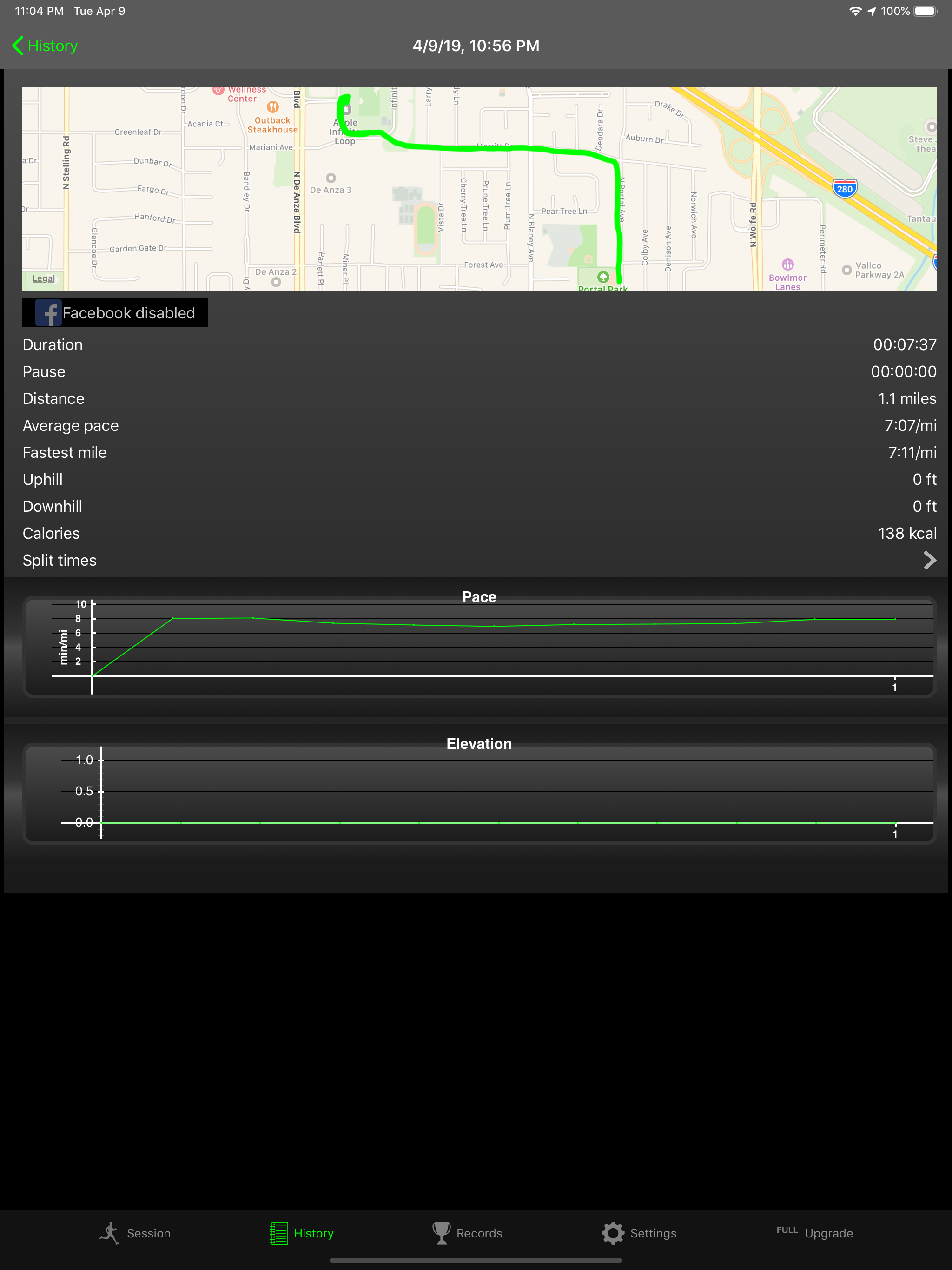 Fitmeter Run Basic – GPS Run screenshot 9