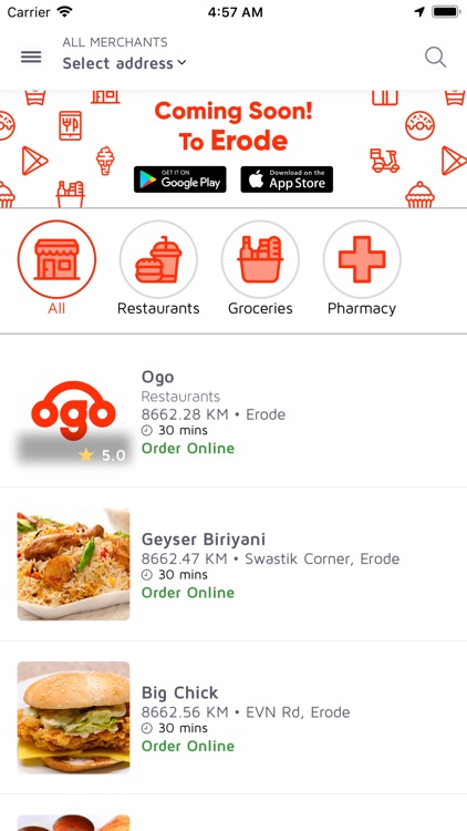 Ogo - Food & Grocery Delivery