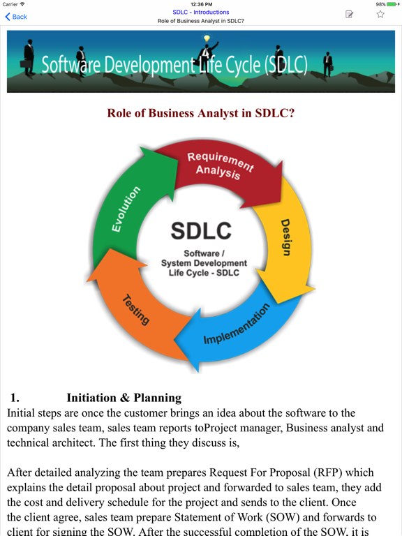 Screenshot #5 pour SDLC -Life Cycle
