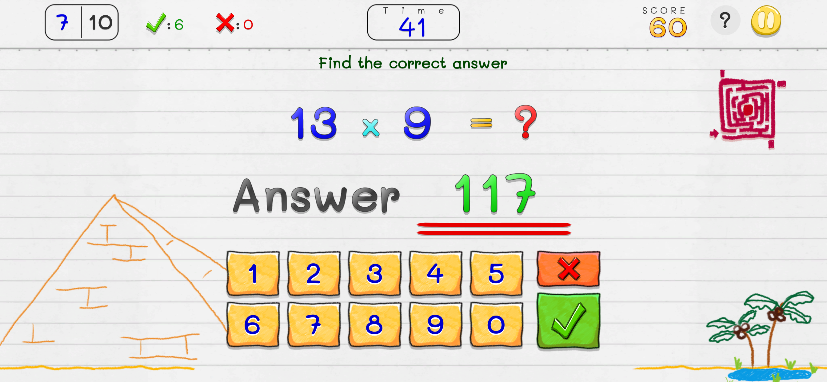 Math Game collection for You screenshot 7
