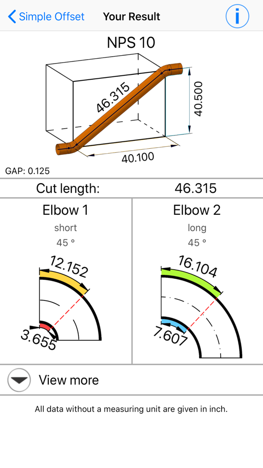 #5. Offset Calc App ANSI (iOS) 由: Steffen Weber