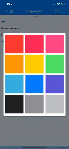 Captura 4 iNote - Sticky Note by Color iphone