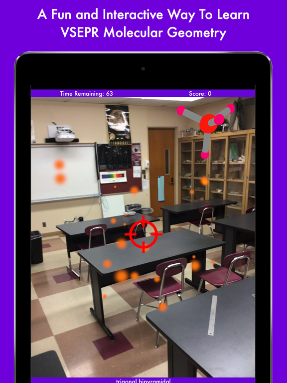 Screenshot #4 pour VSEPR Chemistry Invaders