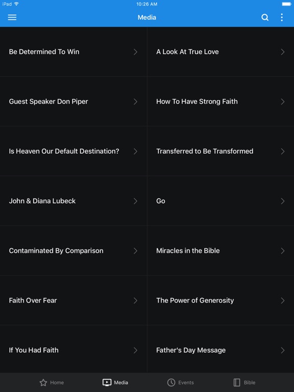 New Life Church Beeville iPad screenshot 2 - Lifestyle app
