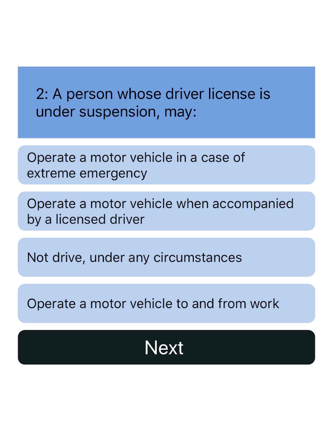Screenshot 12 of DMV QUIZ U.S
