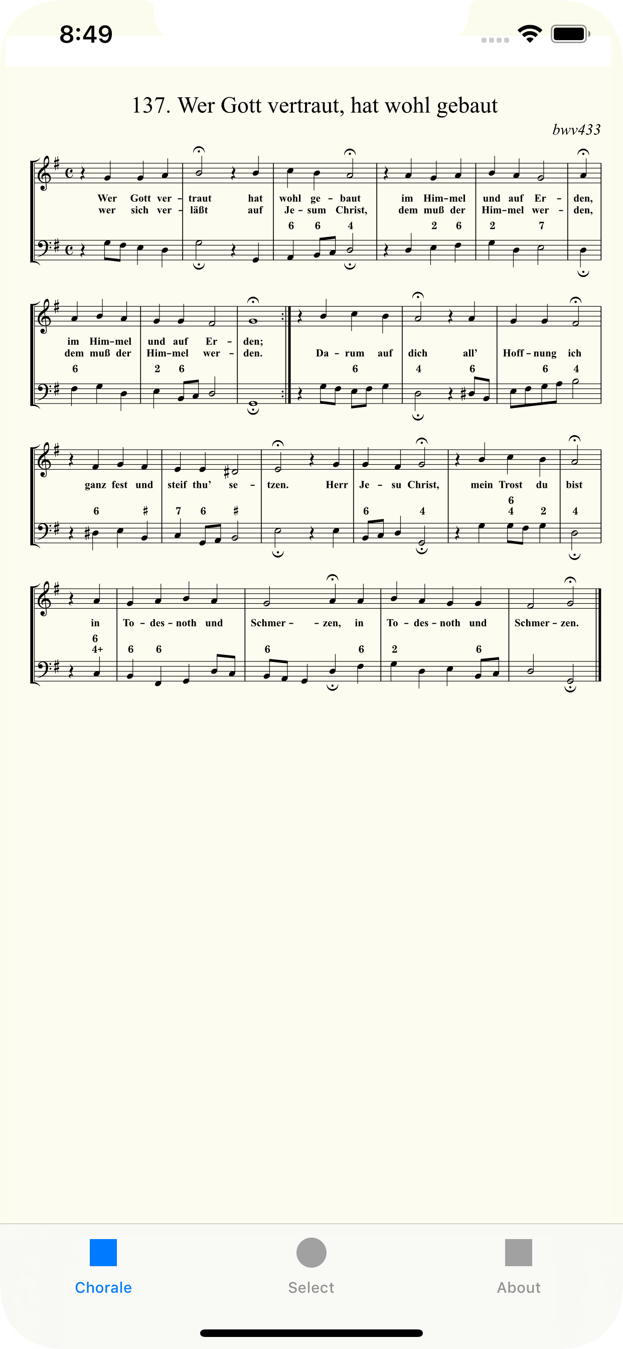 Bach Chorales