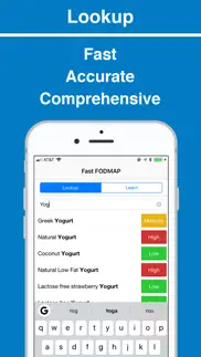 fast fodmap lookup & learn iphone screenshot 1