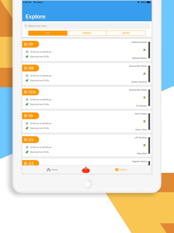Screenshot #5 pour Lahore Bus Guide