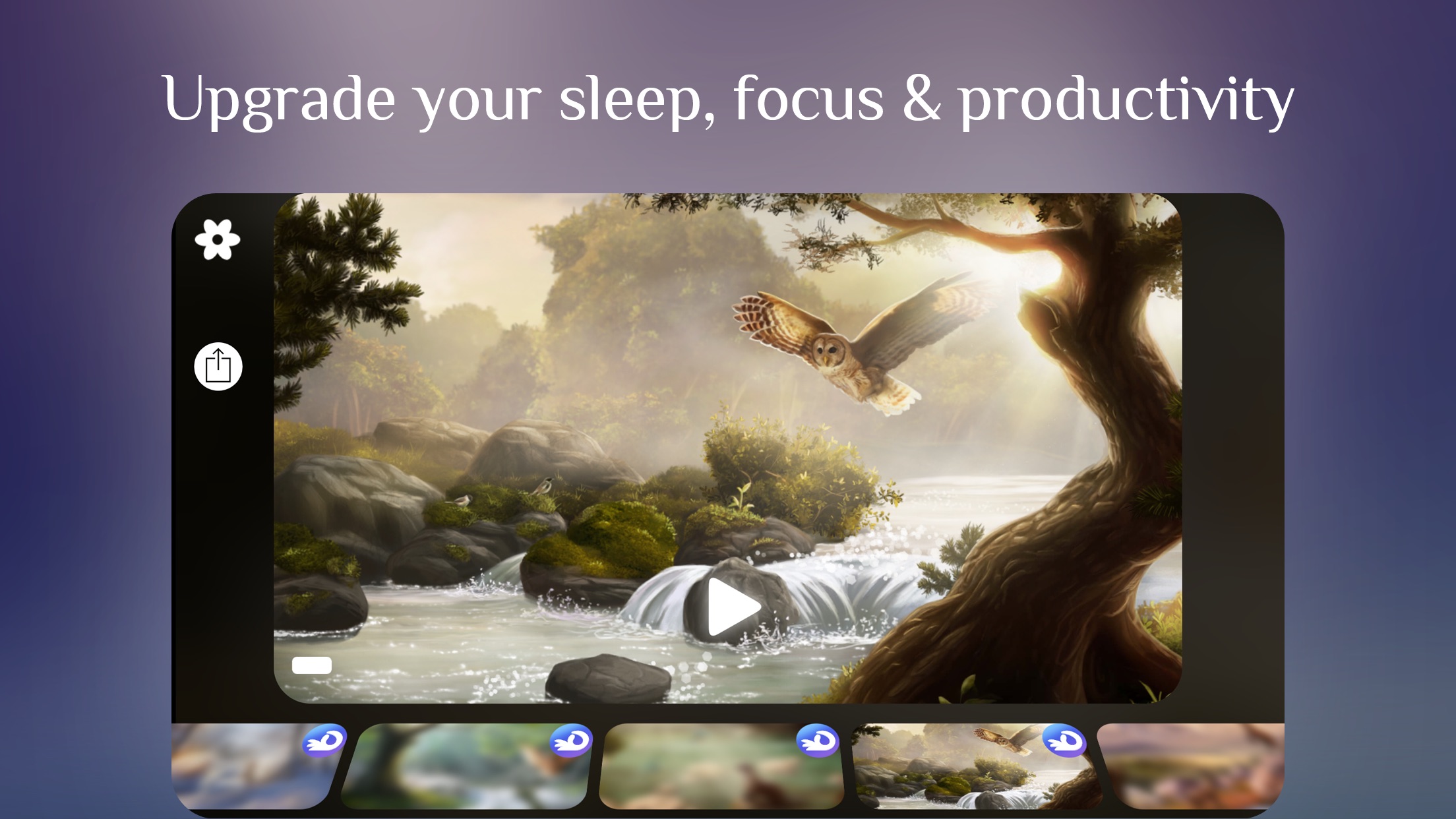 Screenshot do app Flowing ~ Meditation in Nature