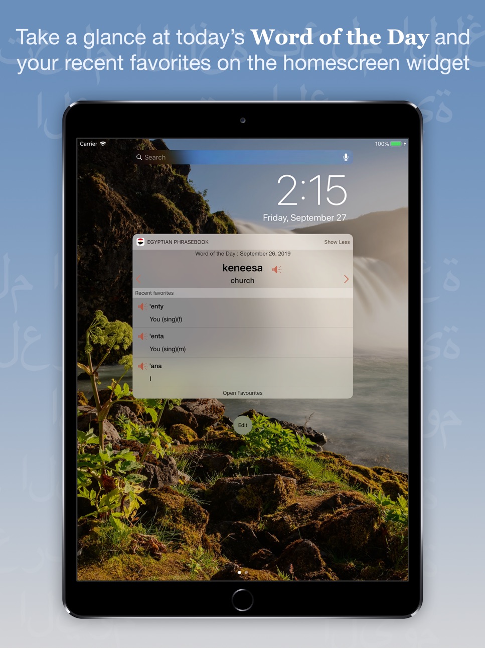 iPad screenshot