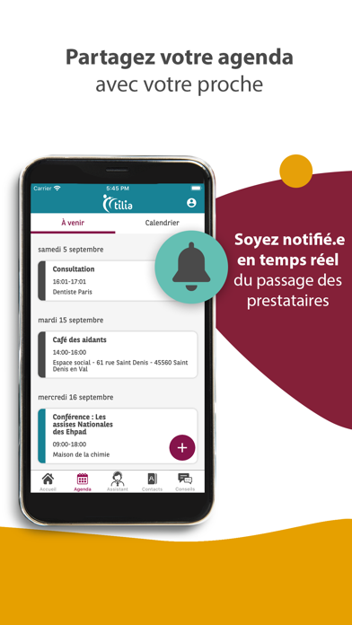 Tilia pour les aidants Screenshot