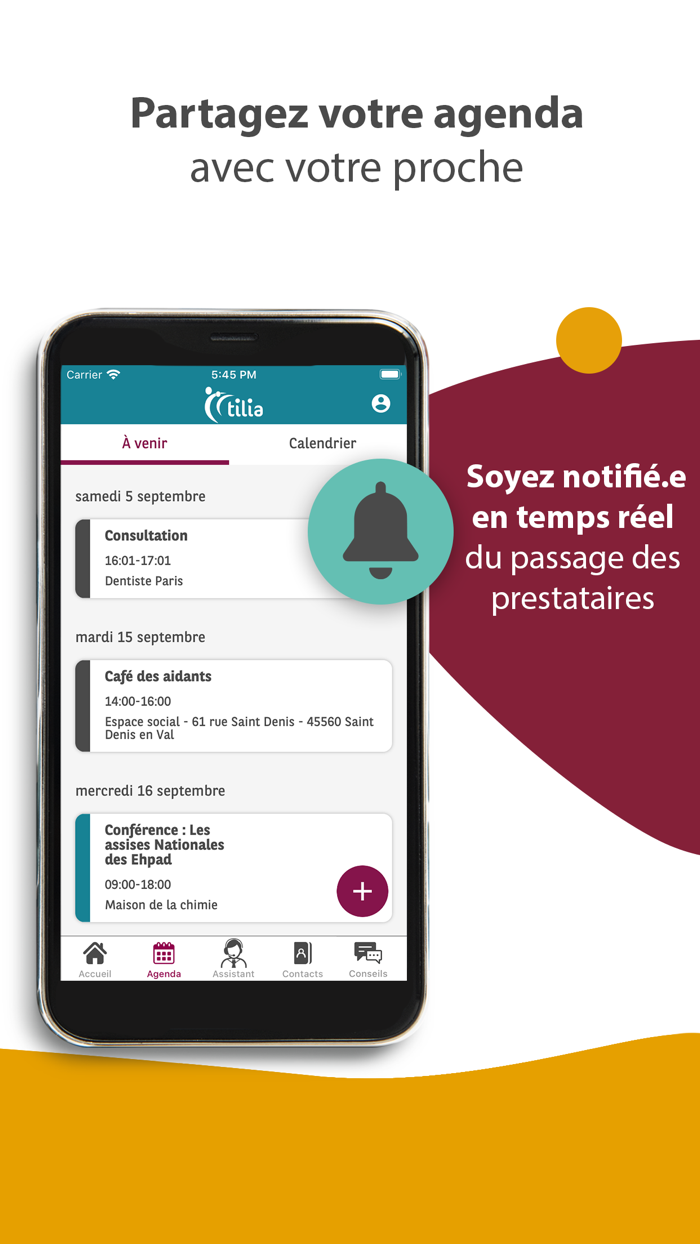 Tilia pour les aidants