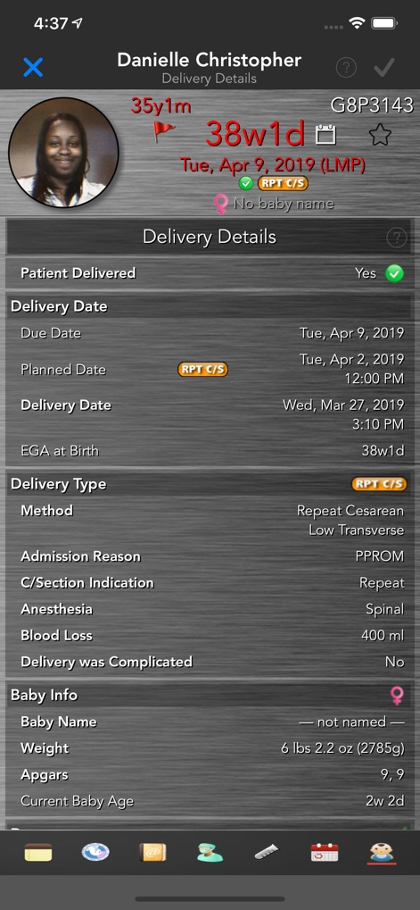 OB Patient Tracker 2 - Medical App | MWM
