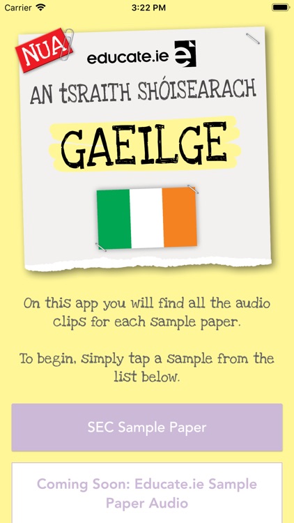 Educate.ie Gaeilge Exam Audio