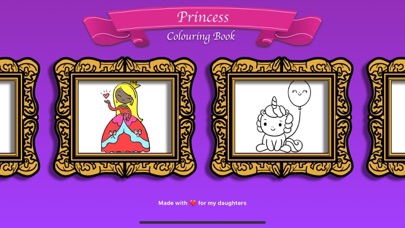 Screenshot #2 pour Princess Colouring Book