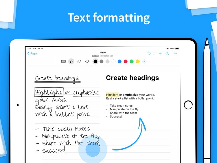 Nebo: Take notes screenshot-3