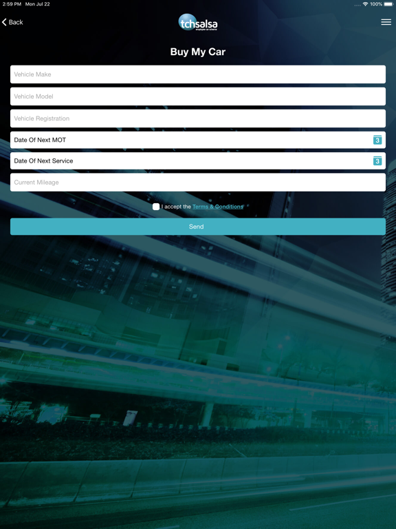 TCH Salsa iPad screenshot
