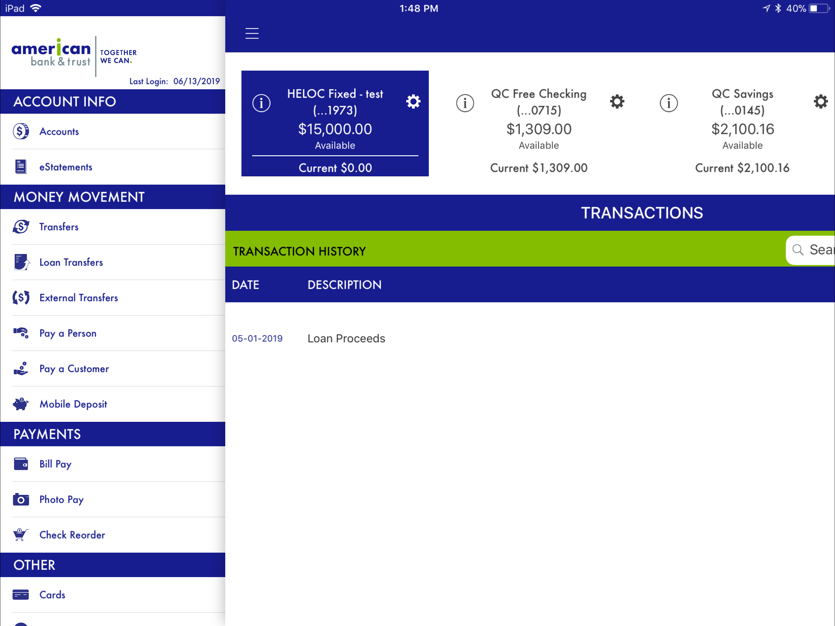 American Bank & Trust for iPad screenshot 3